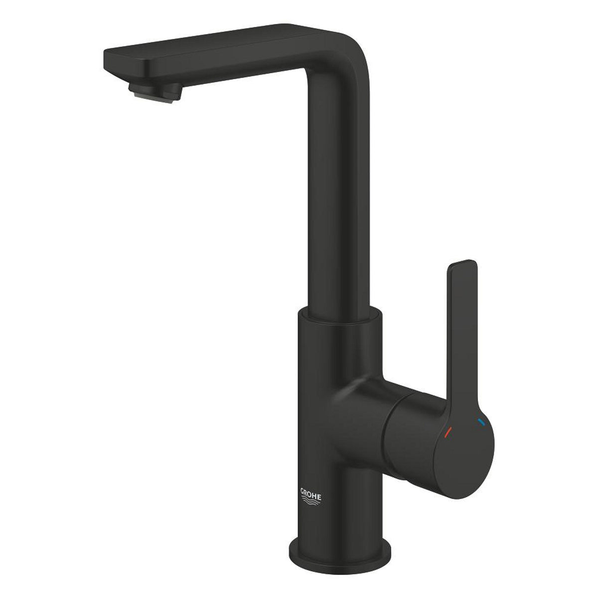 Grohe Lineare Yüksek Lavabo Bataryası, Sifon Kumandalı, Mat Siyah - Ürün Görseli