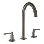 Grohe Atrio 3 Delikli Ankastre Lavabo Bataryası, Sifon Kumandalı, Fırçalı Sert Grafit - Ürün Görseli