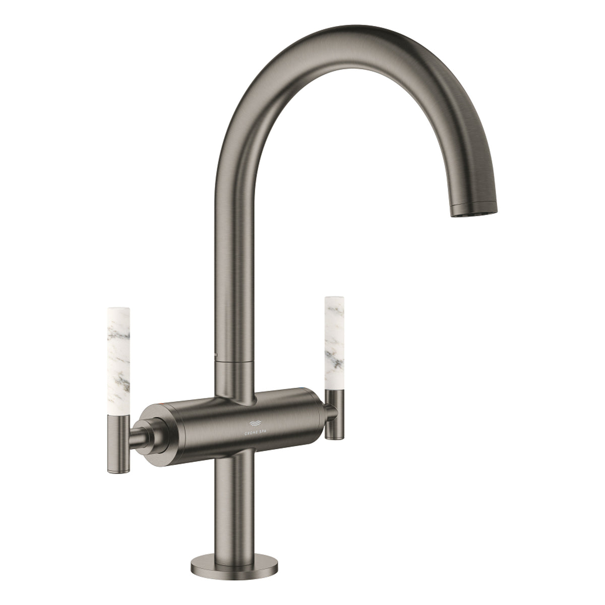 Grohe Atrio Private Collection Yüksek Lavabo Bataryası (L-Boy), Fırçalı Sert Grafit - Ürün Görseli