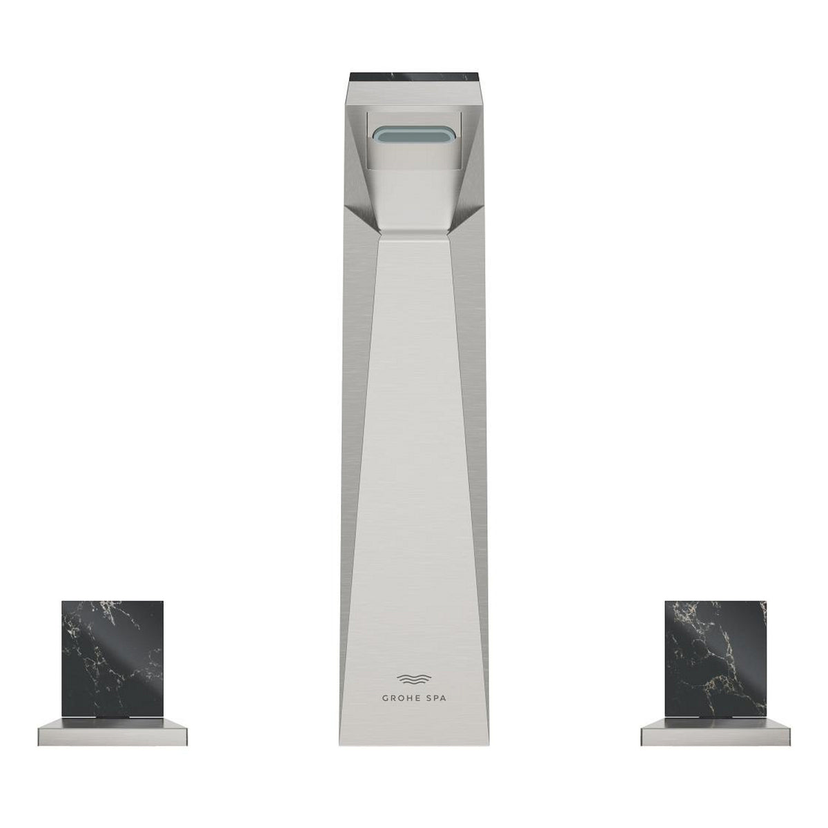 Grohe Allure Brilliant Private Collection L-Boy, 3 Delikli Lavabodan Ankastre Lavabo Bataryası, Sifon Kumandalı, Paslanmaz Çelik - Ürün Görseli