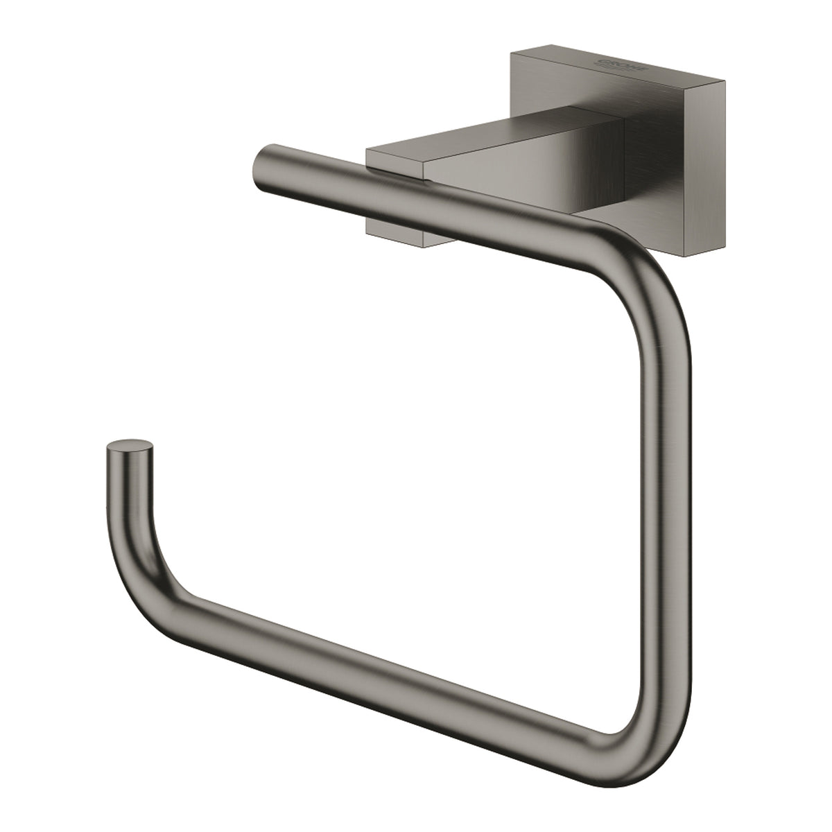 Grohe Eurocube Tuvalet Kağıtlığı Kapaksız, Fırçalı Sert Grafit - Ürün Görseli