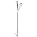Grohe RainShower SmartActive 130 Cube Sürgülü Duş Seti, 3 Fonksiyonlu, Krom-Beyaz - Ürün Görseli
