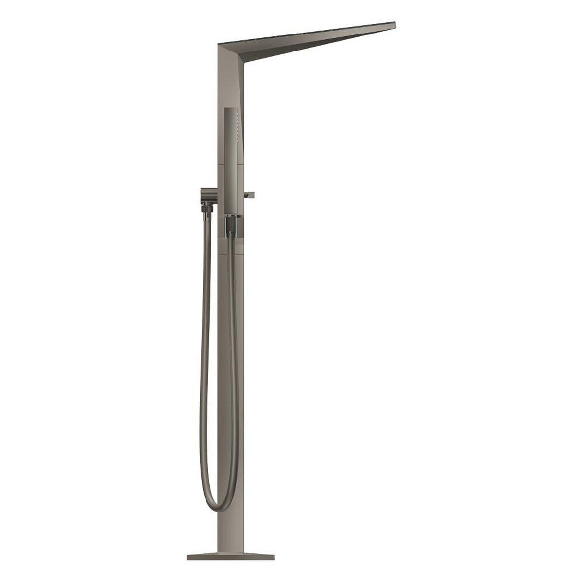 Grohe Allure Brilliant Private Collection Yerden Küvet Bataryası, Fırçalı Sert Grafit - Ürün Görseli