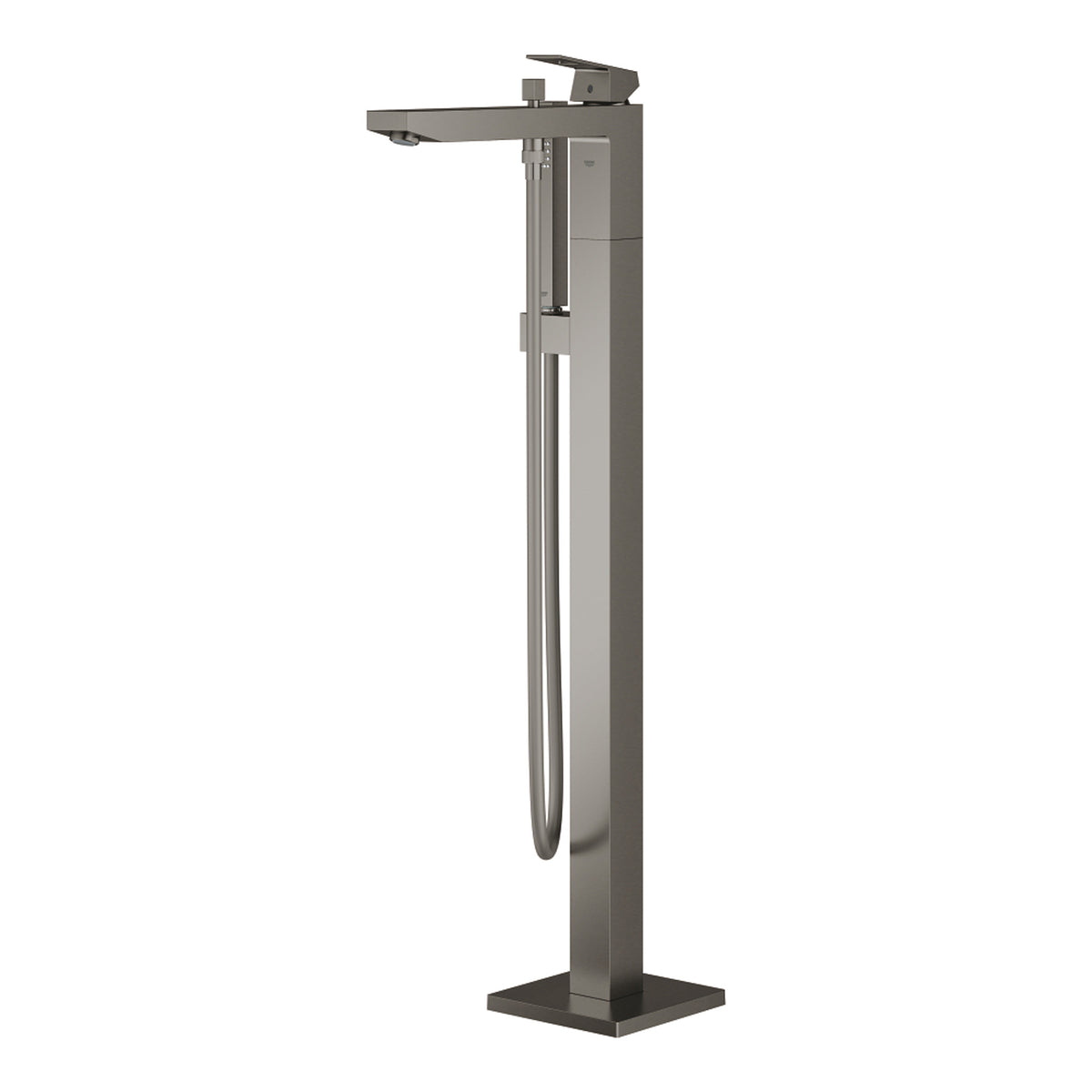 Grohe Eurocube Yerden Küvet Bataryası (Sıva Üstü Grubu), Fırçalı Sert Grafit - Ürün Görseli