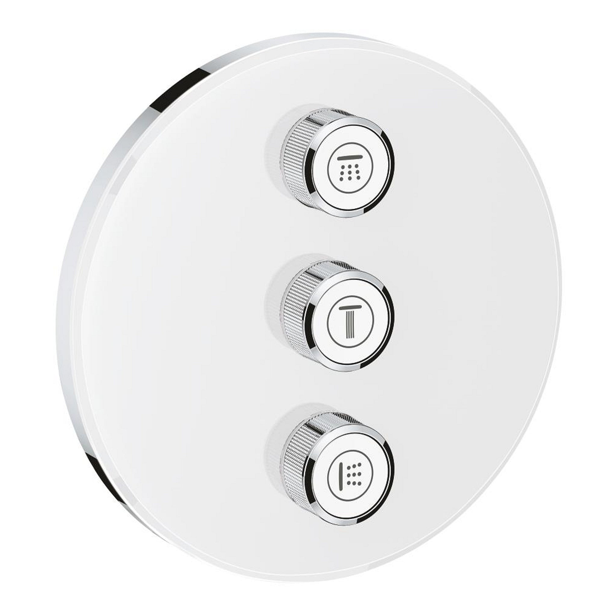 Grohe Grohtherm Üç valfli Akış Kontrollü Kumanda, Beyaz (Sıva Üstü Grubu) - Ürün Görseli