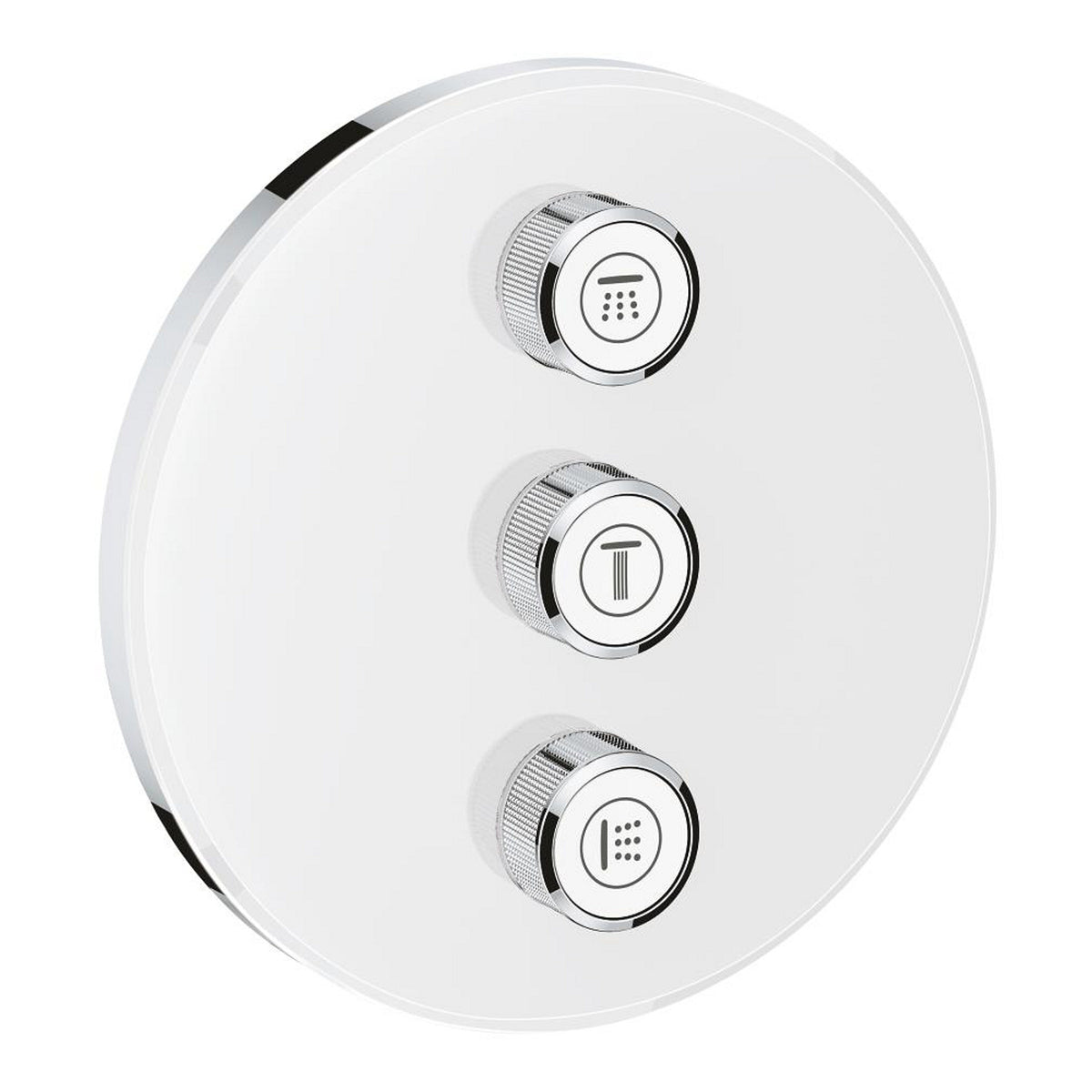 Grohe Grohtherm Üç valfli Akış Kontrollü Kumanda, Beyaz (Sıva Üstü Grubu) - Ürün Görseli