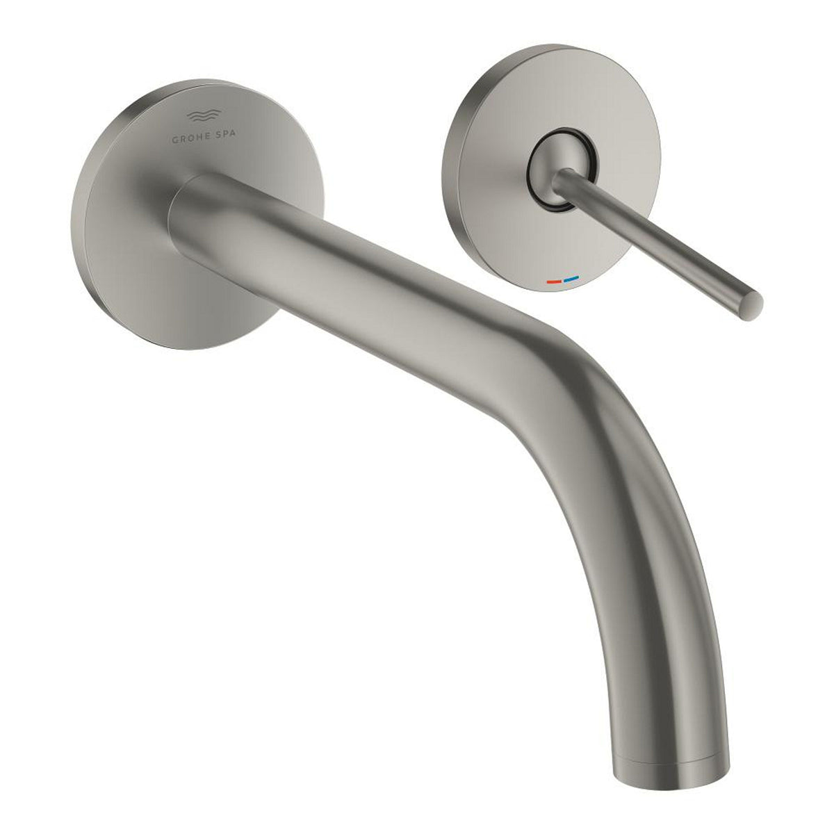 Grohe Atrio 2 Delikli Ankastre Lavabo Bataryası, (Sıva Üstü Grubu), Saten Çelik - Ürün Görseli
