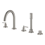 Grohe Atrio 5 Delikli Ankastre Küvet Bataryası (Sıva Üstü Grubu), Paslanmaz Çelik - Ürün Görseli