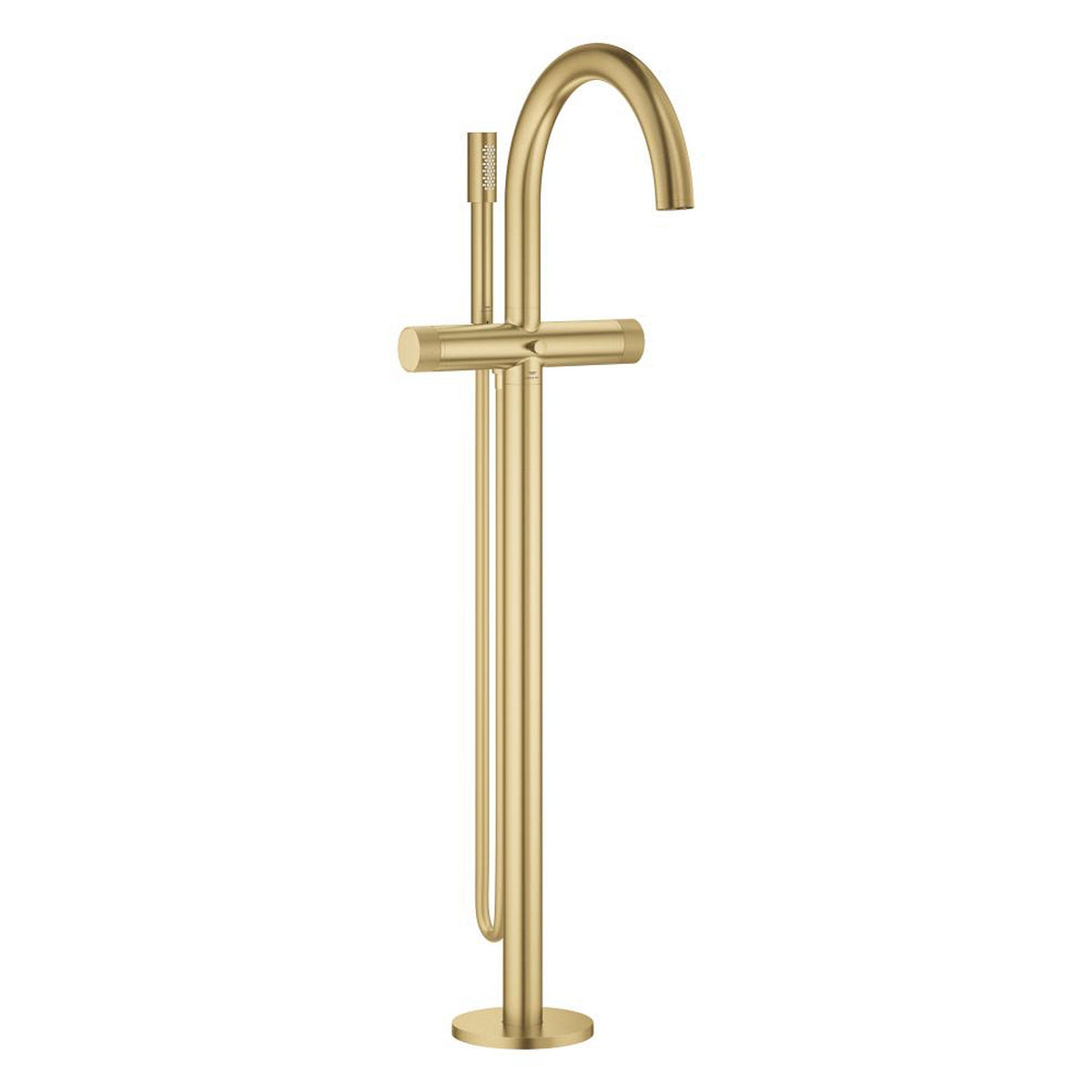 Grohe Atrio Private Collection Tek Yerden Küvet Bataryası (Sıva Üstü Grubu), Fırçalı Altın - Ürün Görseli