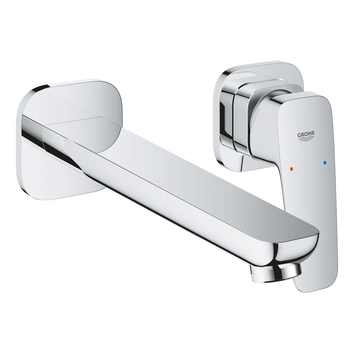 Grohe Cubeo 2 Delikli Duvardan Ankastre Lavabo Bataryası, L-Boy (Sıva Üstü Grubu) - Ürün Görseli