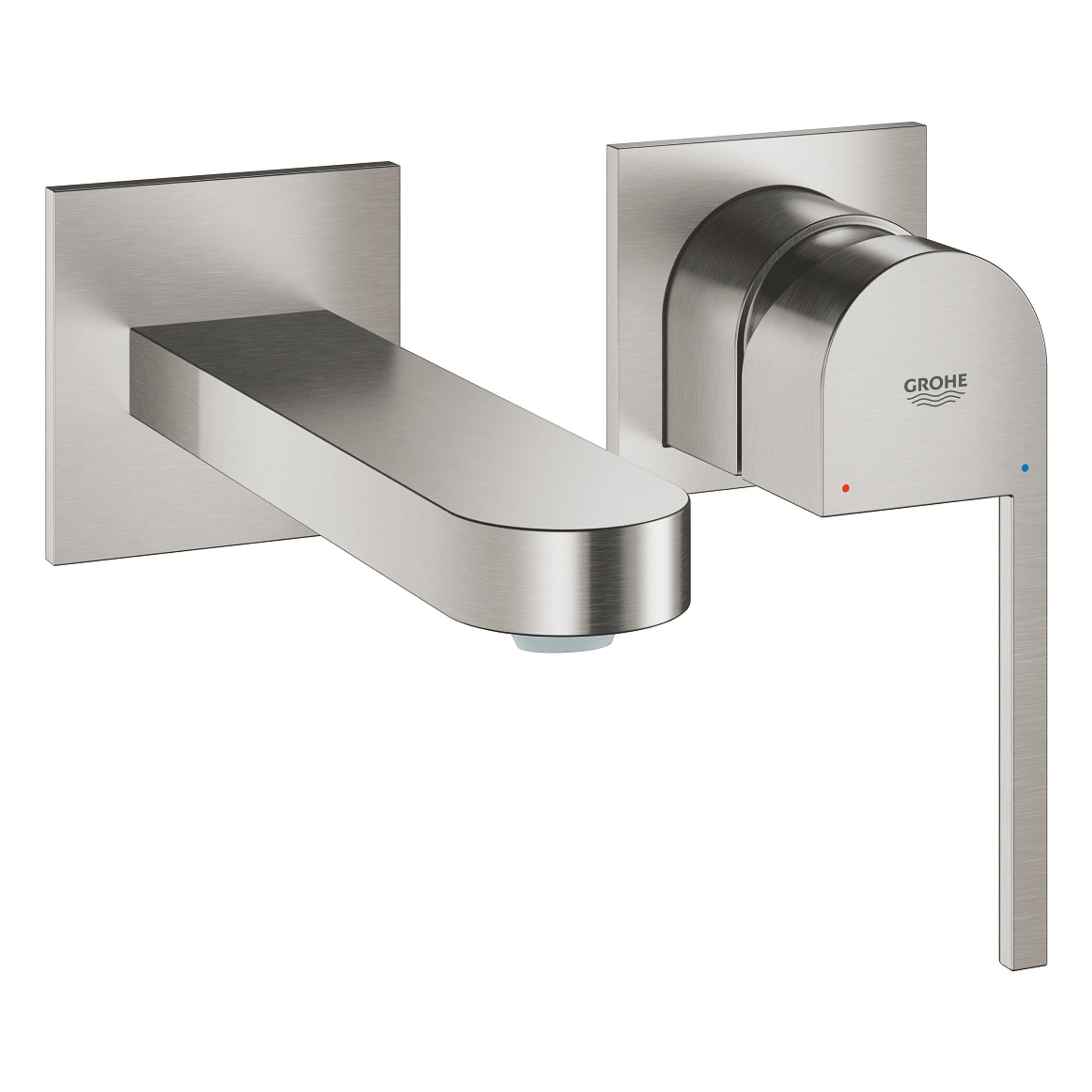 Grohe Plus Ankastre Lavabo Bataryası, (Sıva Üstü Grubu) M-Boy, Paslanmaz Çelik - Ürün Görseli