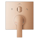 Grohe Allure Ankastre Banyo Bataryası (3 Yollu, Sıva Üstü Grubu), Fırçalı Bakır - Ürün Görseli
