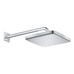 Grohe Tempesta 250 Kare Tepe Duşu Tek Akışlı, 25 cm (Duvardan Dirsek Dahil) Krom-Beyaz - Ürün Görseli
