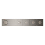 Grohe Grohtherm Aqua Tiles SmartControl Termostatik Ankastre Banyo Bataryası, 4 Çıkışlı, Fırçalı Sert Grafit (Sıva Üstü Grubu) - Ürün Görseli