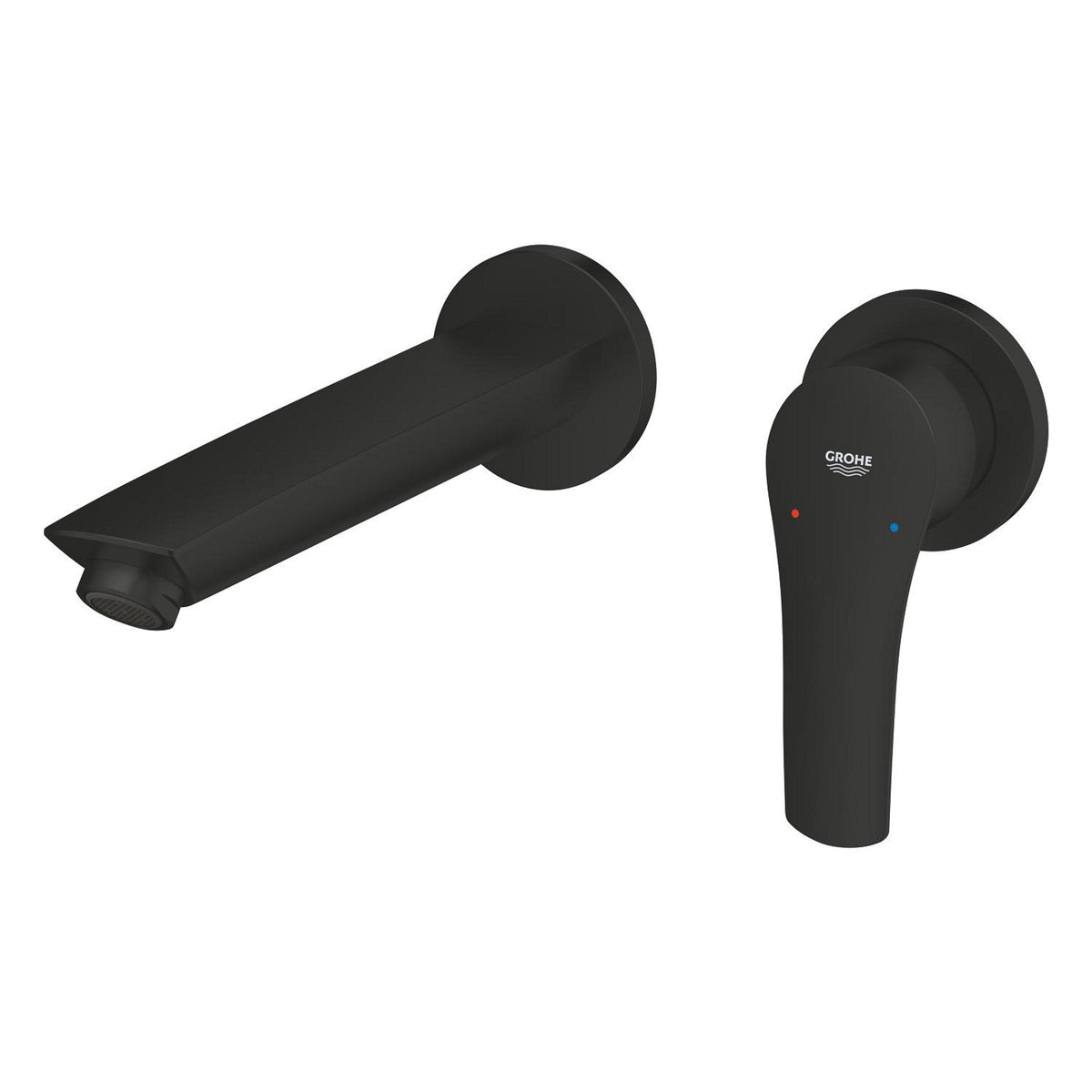 Grohe Eurosmart Duvardan Ankastre Lavabo Bataryası (Sıva Üstü Grubu) M-Boy, Mat Siyah - Ürün Görseli