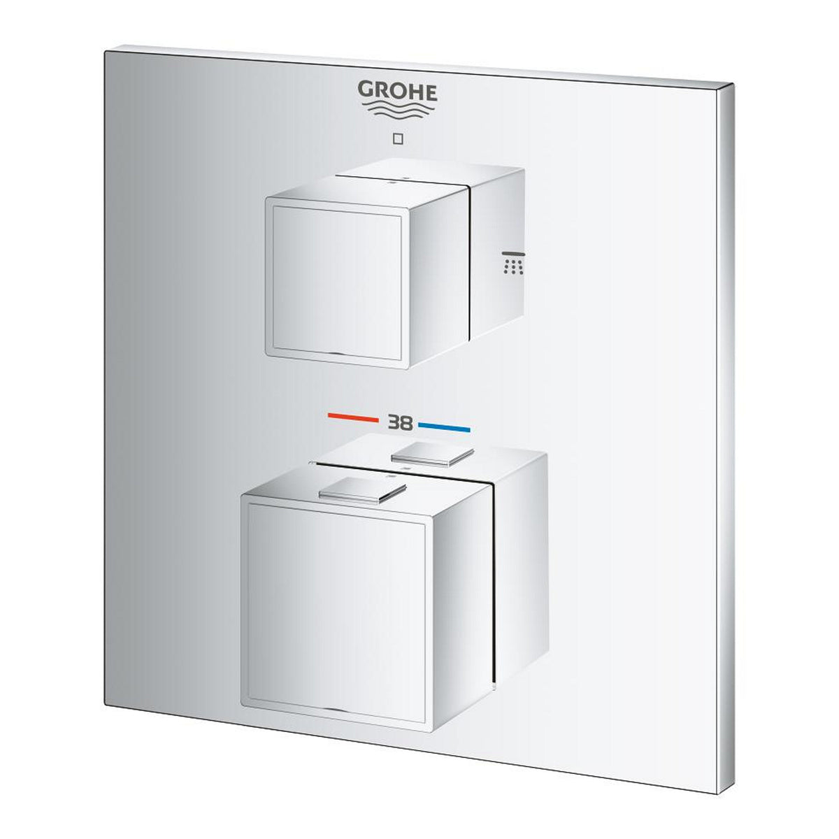 Grohe Grohtherm Cube Termostatik Banyo/Duş Bataryası (Sıva Üstü Grubu) - Ürün Görseli