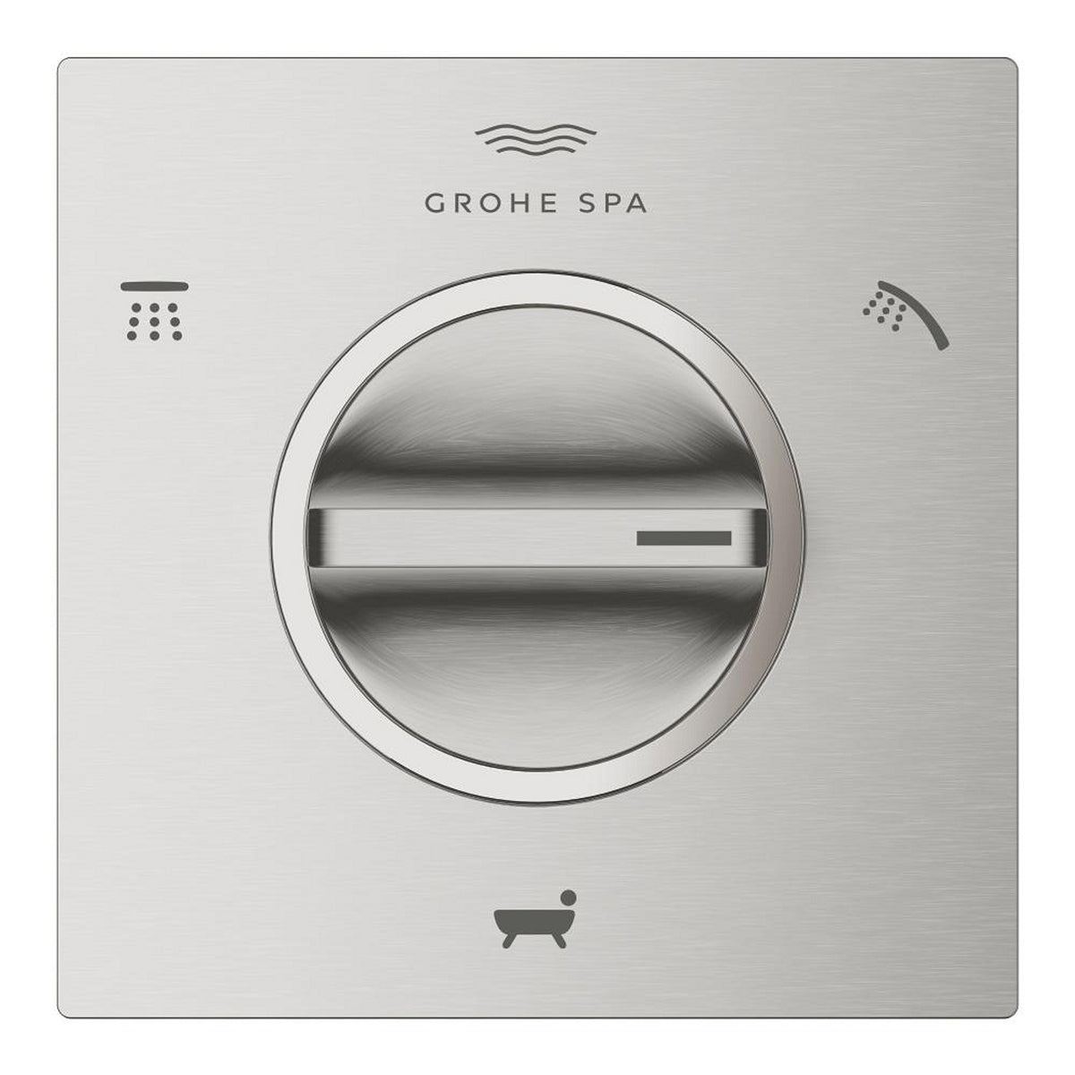 Grohe Allure 3 Yönlü Yönlendirici (Sıva Üstü Grubu), Paslanmaz Çelik - Ürün Görseli