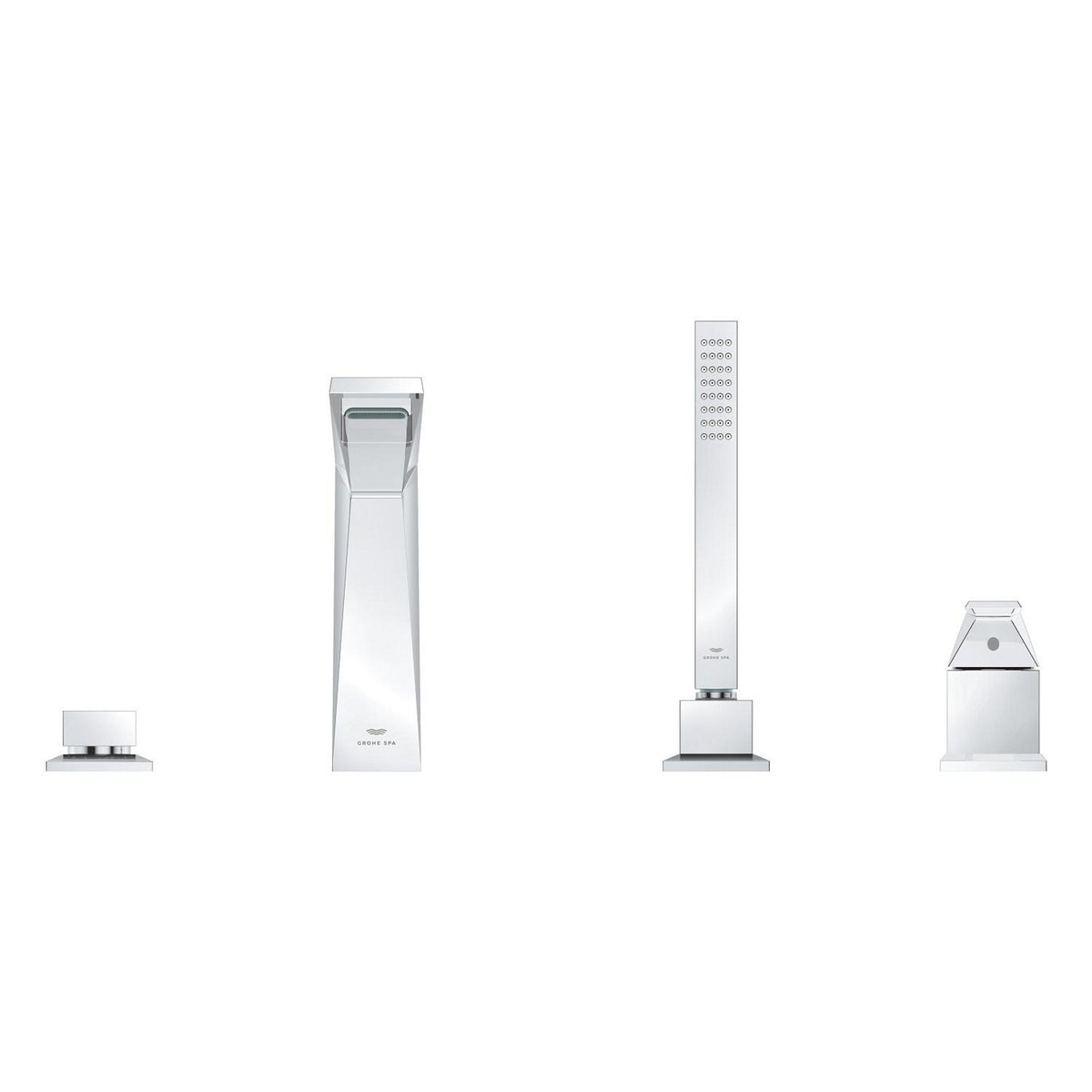 Grohe Allure Brilliant Private Collection 4 Delikli Küvet Bataryası (Sıva Üstü Grubu) - Ürün Görseli