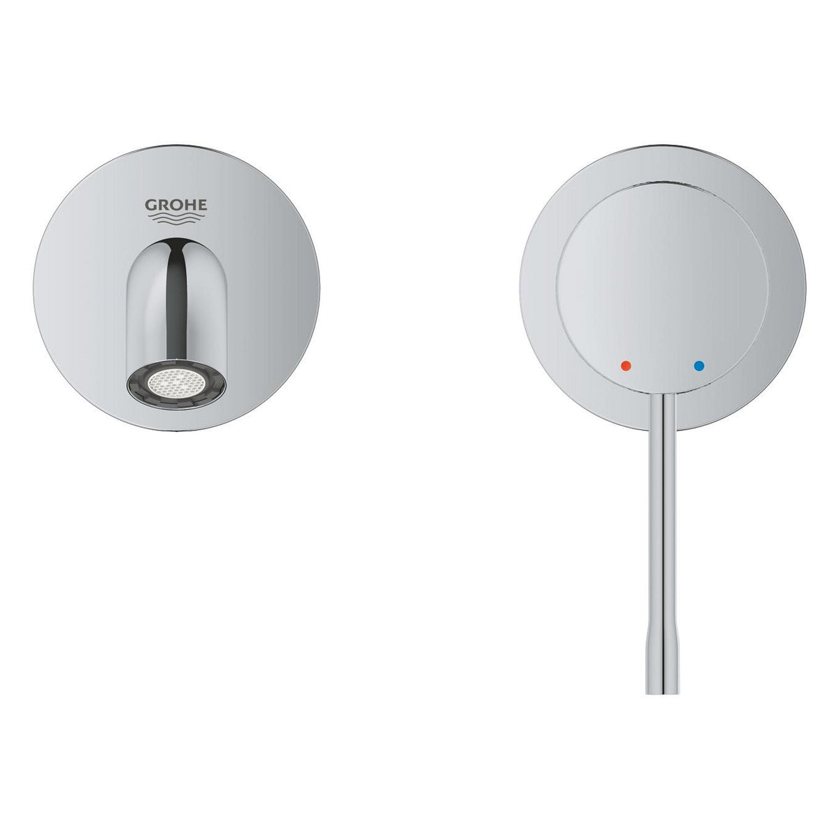 Grohe Essence Duvardan Ankastre Lavabo Bataryası L-Boyut (Sıva Üstü Grubu), İşlenmiş Krom - Ürün Görseli