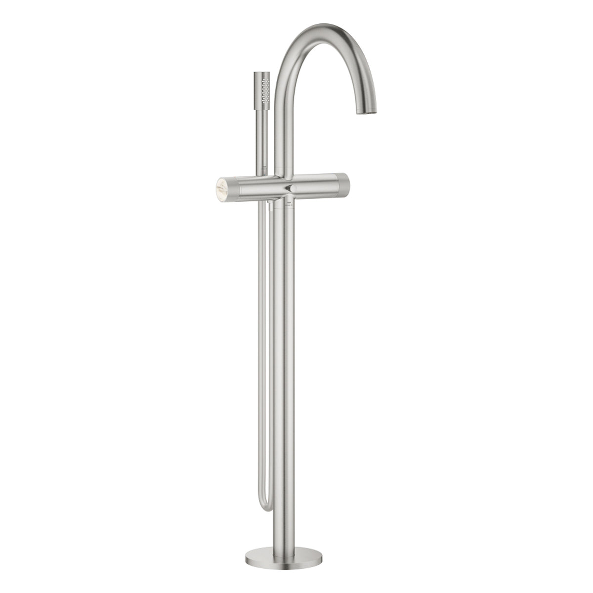 Grohe Atrio Private Collection Tek Yerden Küvet Bataryası (Sıva Üstü Grubu), Paslanmaz Çelik - Ürün Görseli