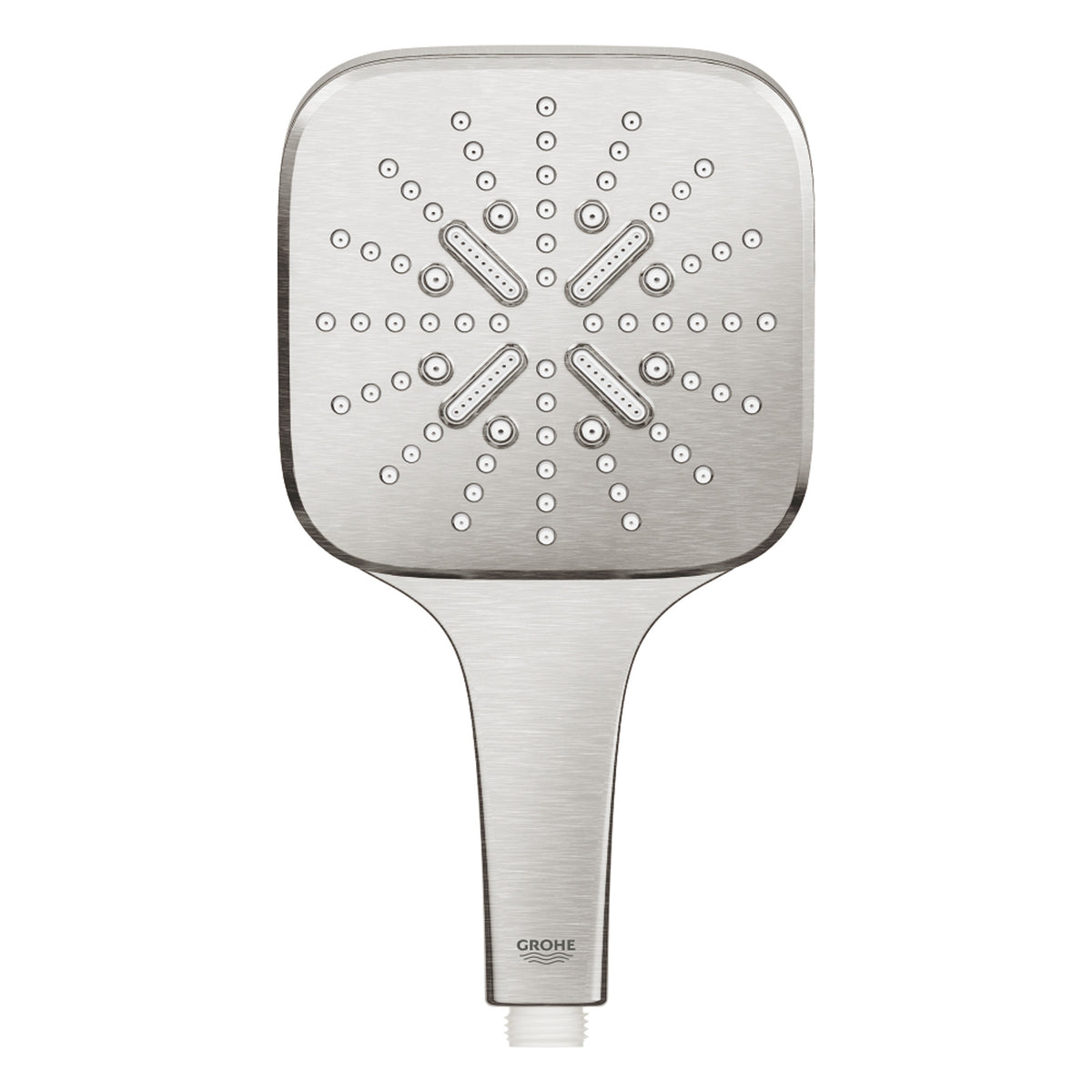Grohe RainShower SmartActive 130 Cube El Duşu, 3 Akışlı, Paslanmaz Çelik - Ürün Görseli