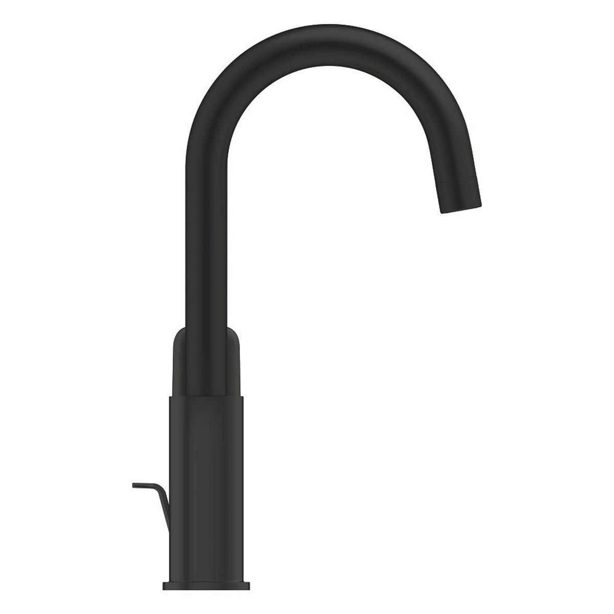 Grohe Cubeo Yüksek Lavabo Bataryası, L-Boy, Mat Siyah (Döner Borulu) - Ürün Görseli