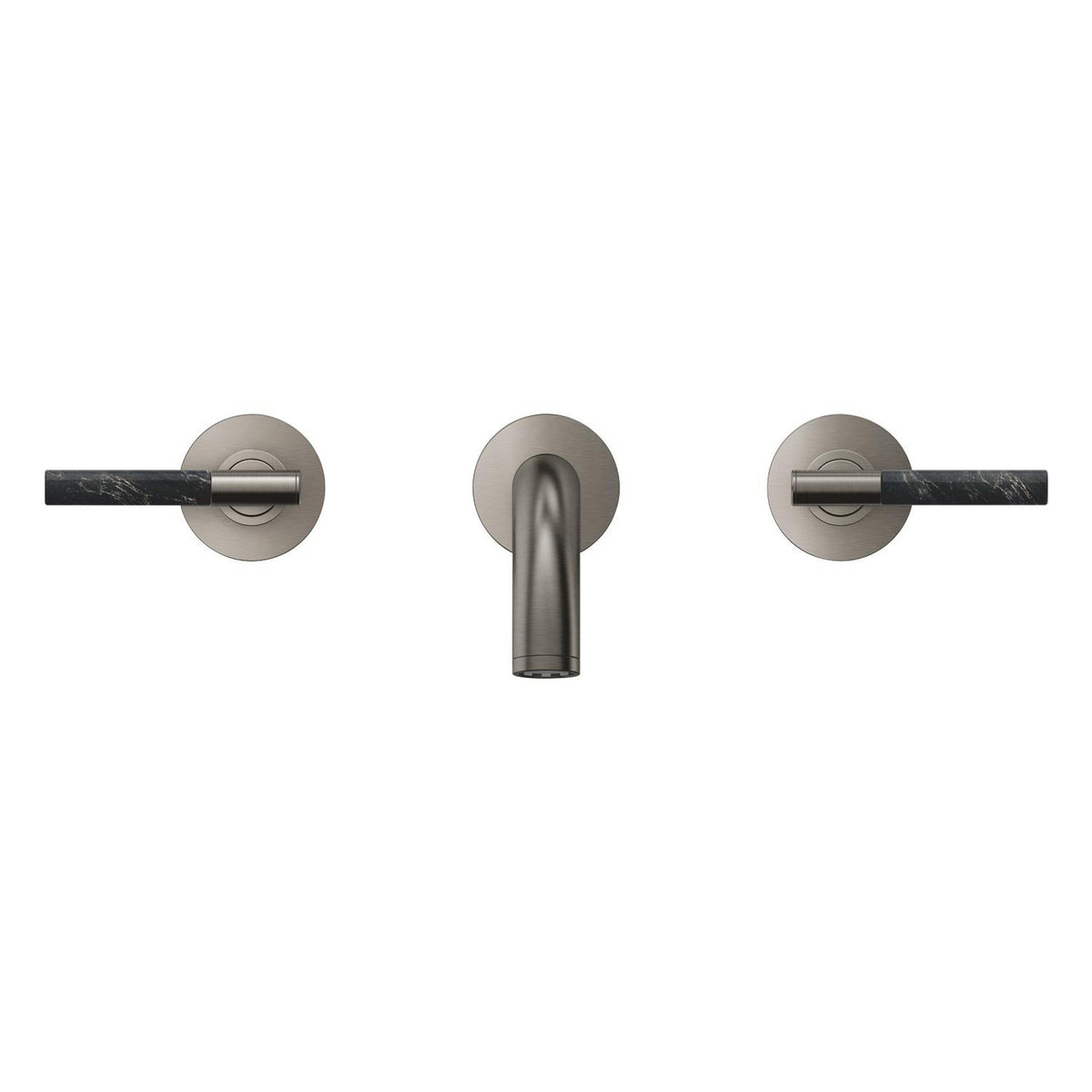 Grohe Atrio Private Collection 3 Delikli Ankastre Lavabo Bataryası (Sıva Üstü Grubu) Fırçalı Sert Grafit - Ürün Görseli
