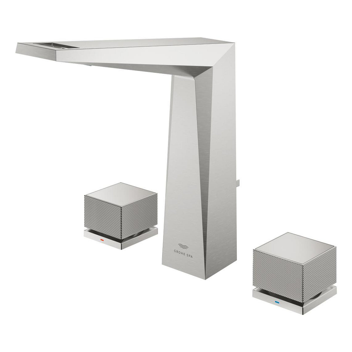 Grohe Allure Brilliant Private Collection L-Boy, 3 Delikli Lavabodan Ankastre Lavabo Bataryası, Sifon Kumandalı, Paslanmaz Çelik - Ürün Görseli