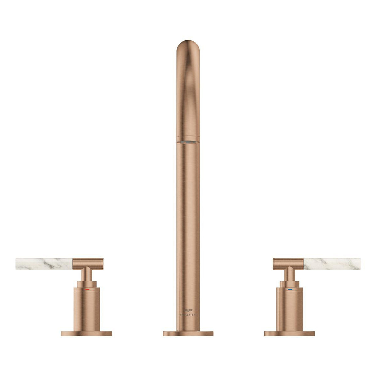 Grohe Atrio Private Collection 3 Delikli Ankastre Sifon Kumandalı Lavabo Bataryası (L-Boy), Fırçalı Bakır - Ürün Görseli