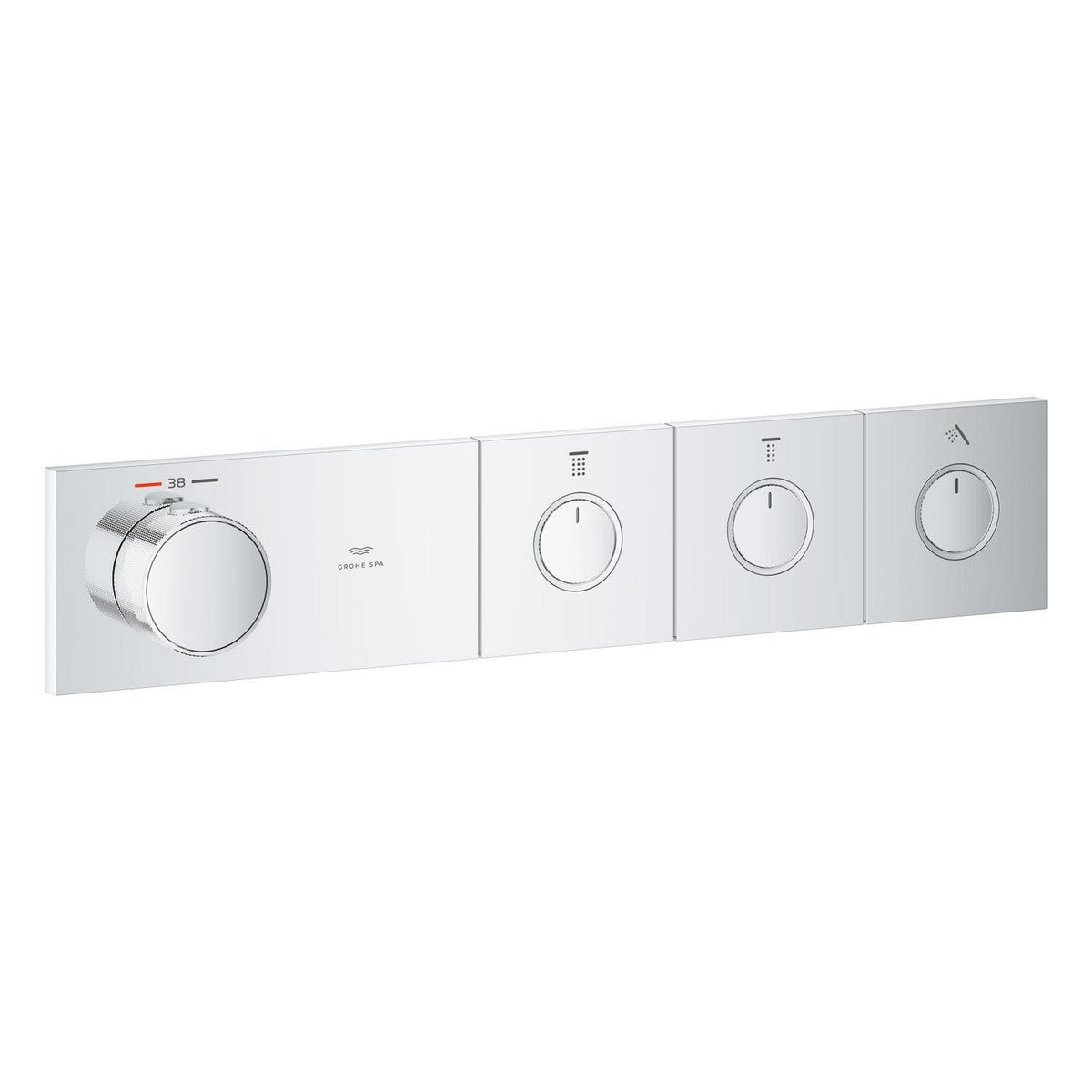 Grohe Grohtherm Aqua Tiles SmartControl Termostatik Ankastre Banyo Bataryası, 3 Çıkışlı (Sıva Üstü Grubu) - Ürün Görseli