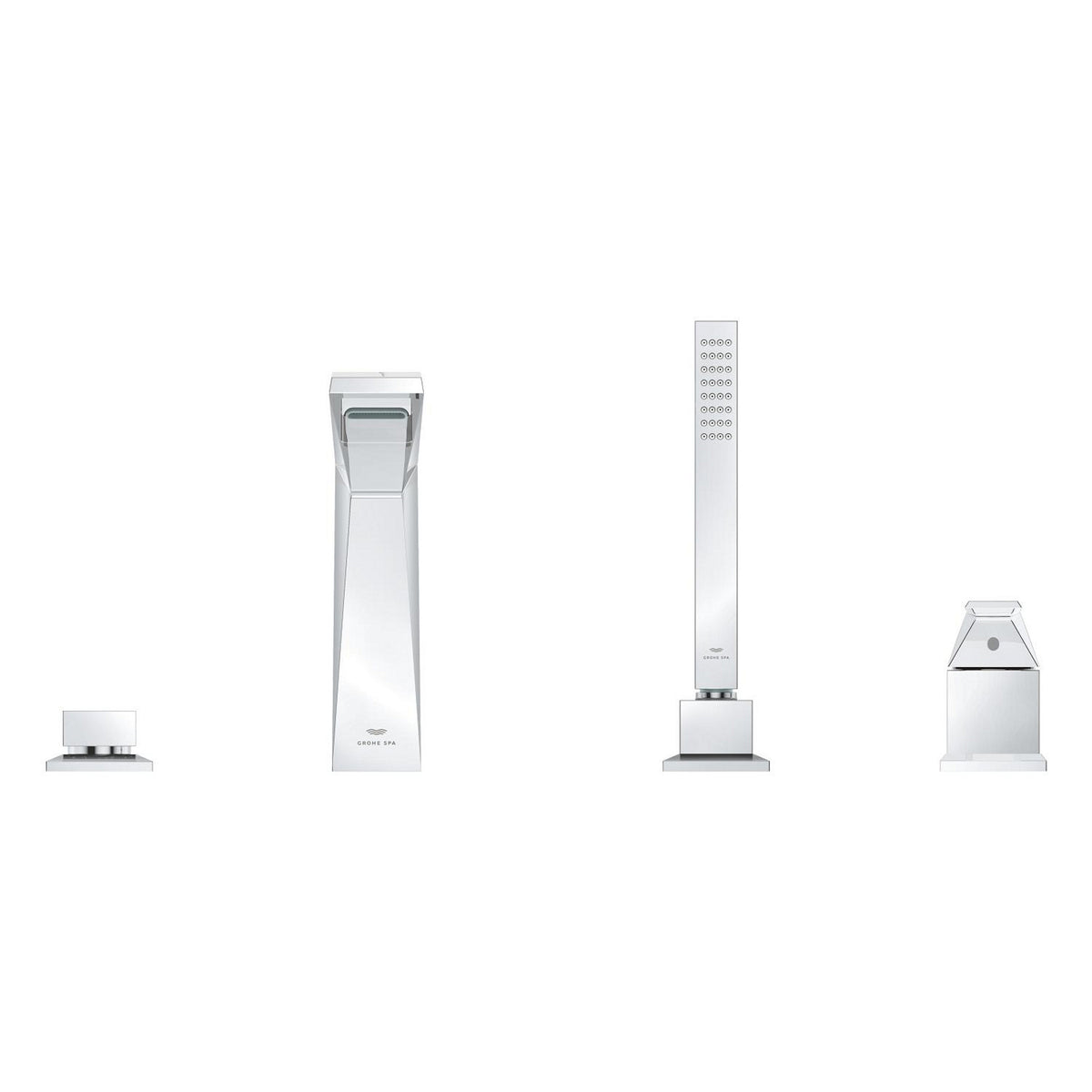 Grohe Allure Brilliant Private Collection 4 Delikli Küvet Bataryası (Sıva Üstü Grubu) - Ürün Görseli