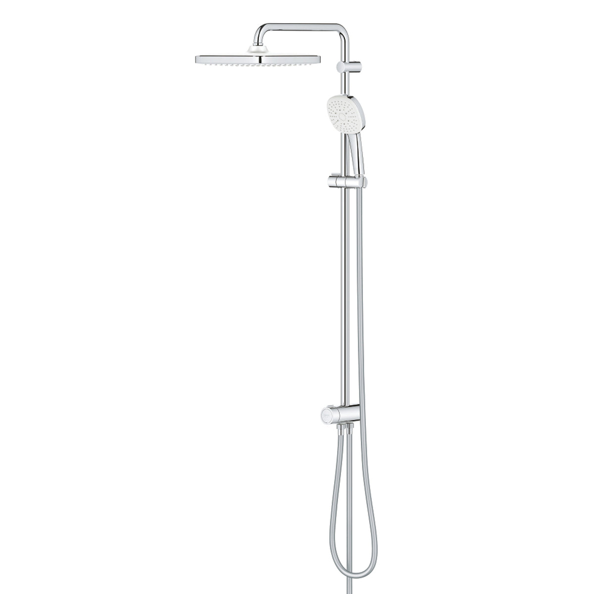 Grohe Tempesta System 250 Cube Kare Duş Başlıklı Duvara Monte Duş Sistemi - Ürün Görseli