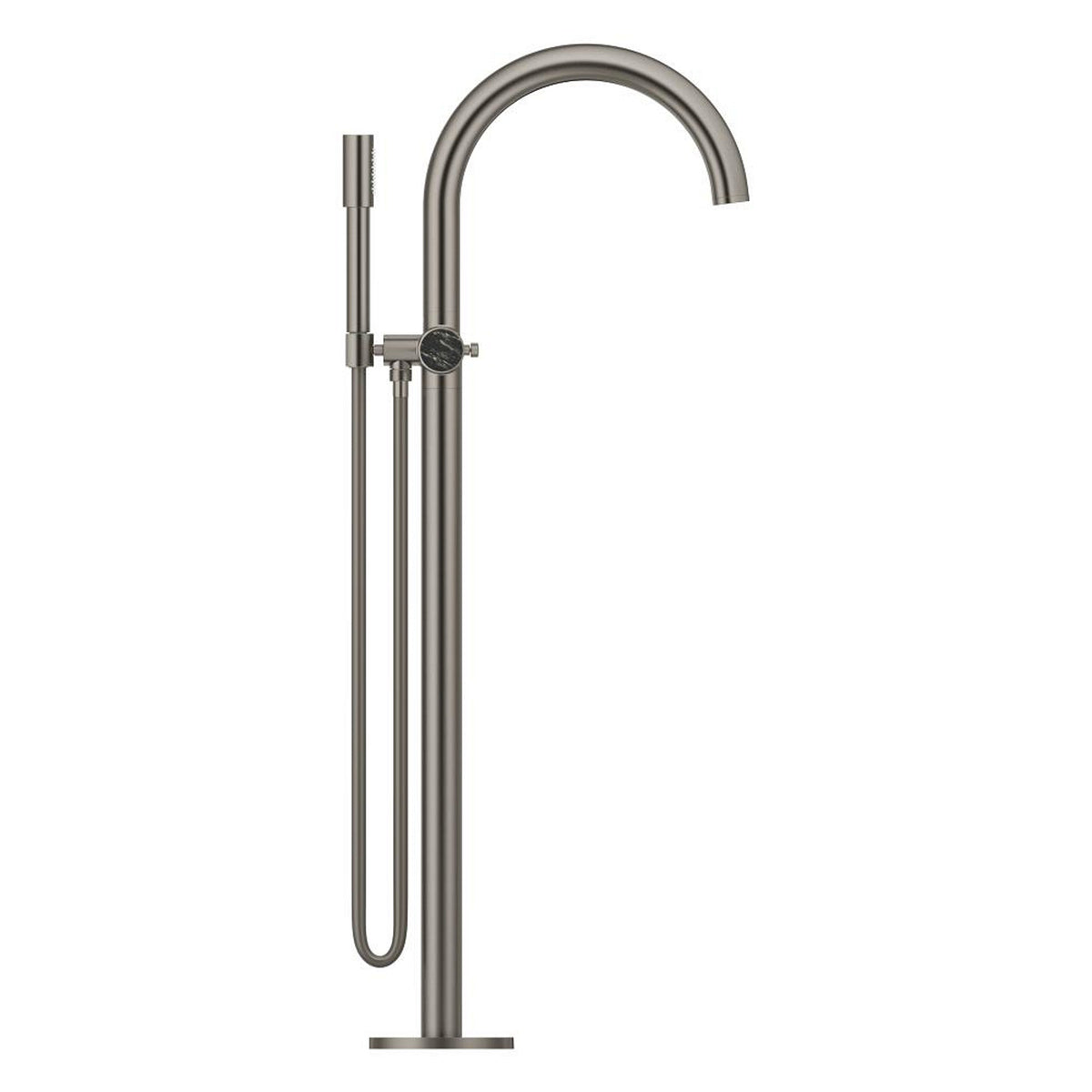 Grohe Atrio Private Collection Tek Yerden Küvet Bataryası (Sıva Üstü Grubu), Fırçalı Sert Grafit - Ürün Görseli
