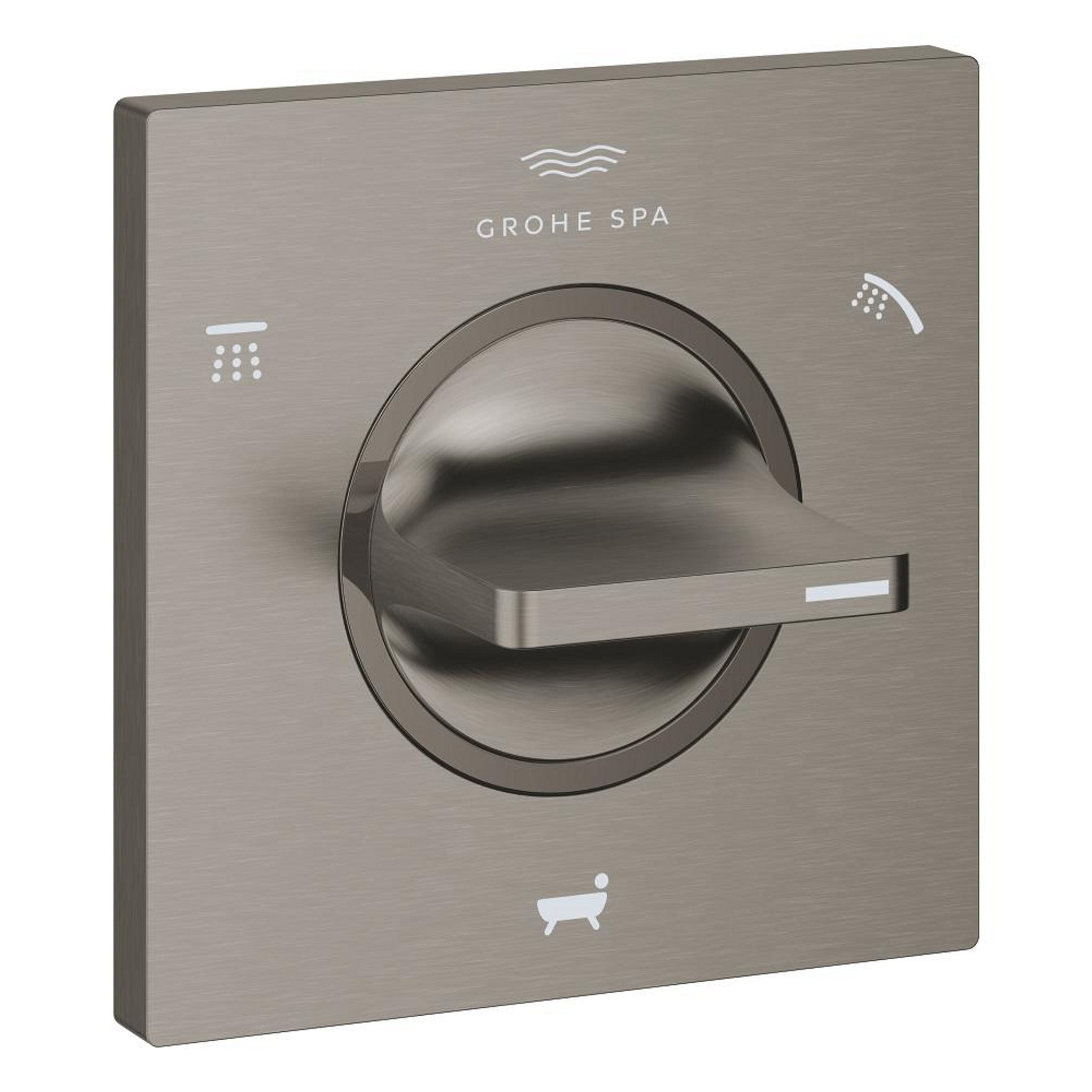 Grohe Allure 3 Yönlü Yönlendirici (Sıva Üstü Grubu), Fırçalı Sert Grafit - Ürün Görseli