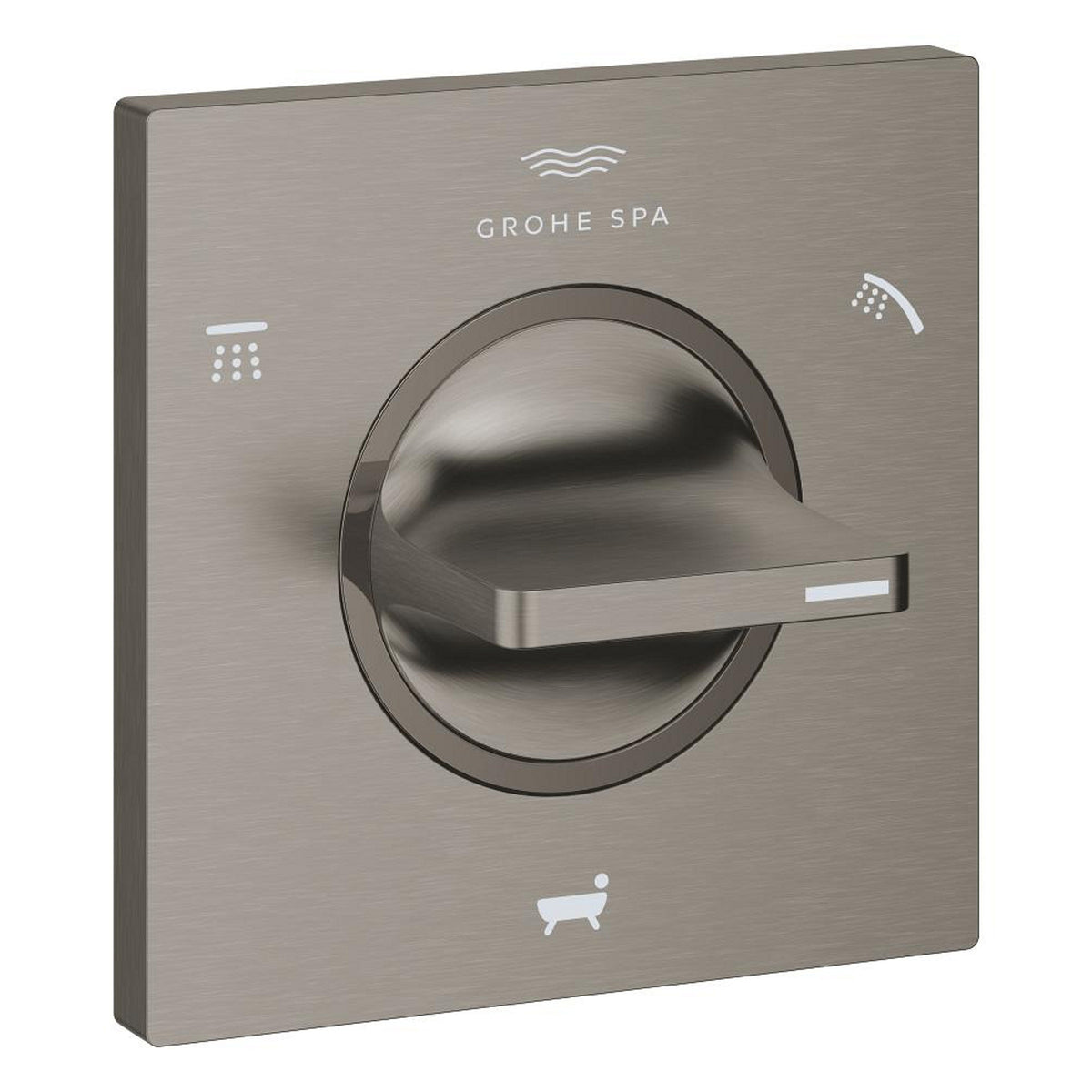 Grohe Allure 3 Yönlü Yönlendirici (Sıva Üstü Grubu), Fırçalı Sert Grafit - Ürün Görseli