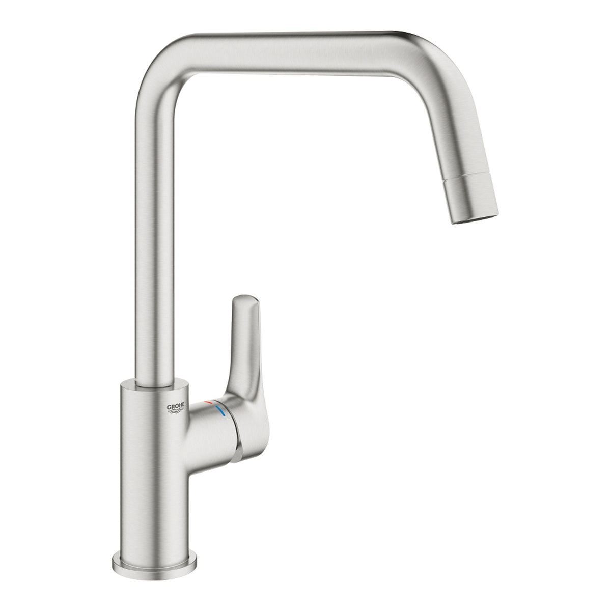 Grohe Eurosmart Kuğu Borulu Eviye Bataryası, Paslanmaz Çelik - Ürün Görseli
