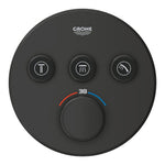 Grohe Grohtherm SmartControl Ankastre Termostatik Banyo/Duş Bataryası (Sıva Üstü Grubu), 3 Yollu, Mat Siyah - Ürün Görseli