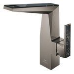 Grohe Allure Brilliant Private Collection L-Boy Sifon Kumandalı Yüksek Lavabo Bataryası, Fırçalı Sert Grafit - Ürün Görseli