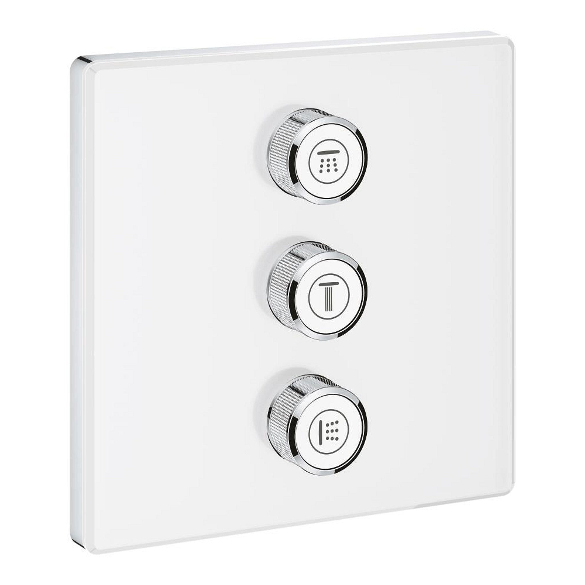 Grohe Grohtherm SmartControl Üç Valfli Akış Kontrollü Yönlendirici (Sıva Üstü Grubu), Ay Beyazı - Ürün Görseli