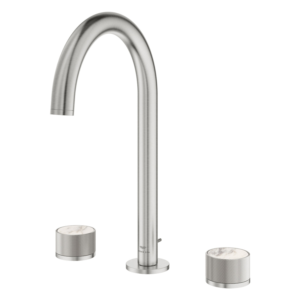 Grohe Atrio Private Collection 3 Delikli Ankastre Lavabo Bataryası, Sifon Kumandalı (L-Boy), Paslanmaz Çelik - Ürün Görseli
