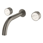 Grohe Atrio Private Collection 3 Delikli Ankastre Lavabo Bataryası (Sıva Üstü Grubu) Fırçalı Sert Grafit - Ürün Görseli