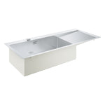 Grohe K1000 Damlalıklı Tek Gözlü Eviye, Paslanmaz Çelik (Sağ Damlalıklı, 116x52 cm) - Ürün Görseli
