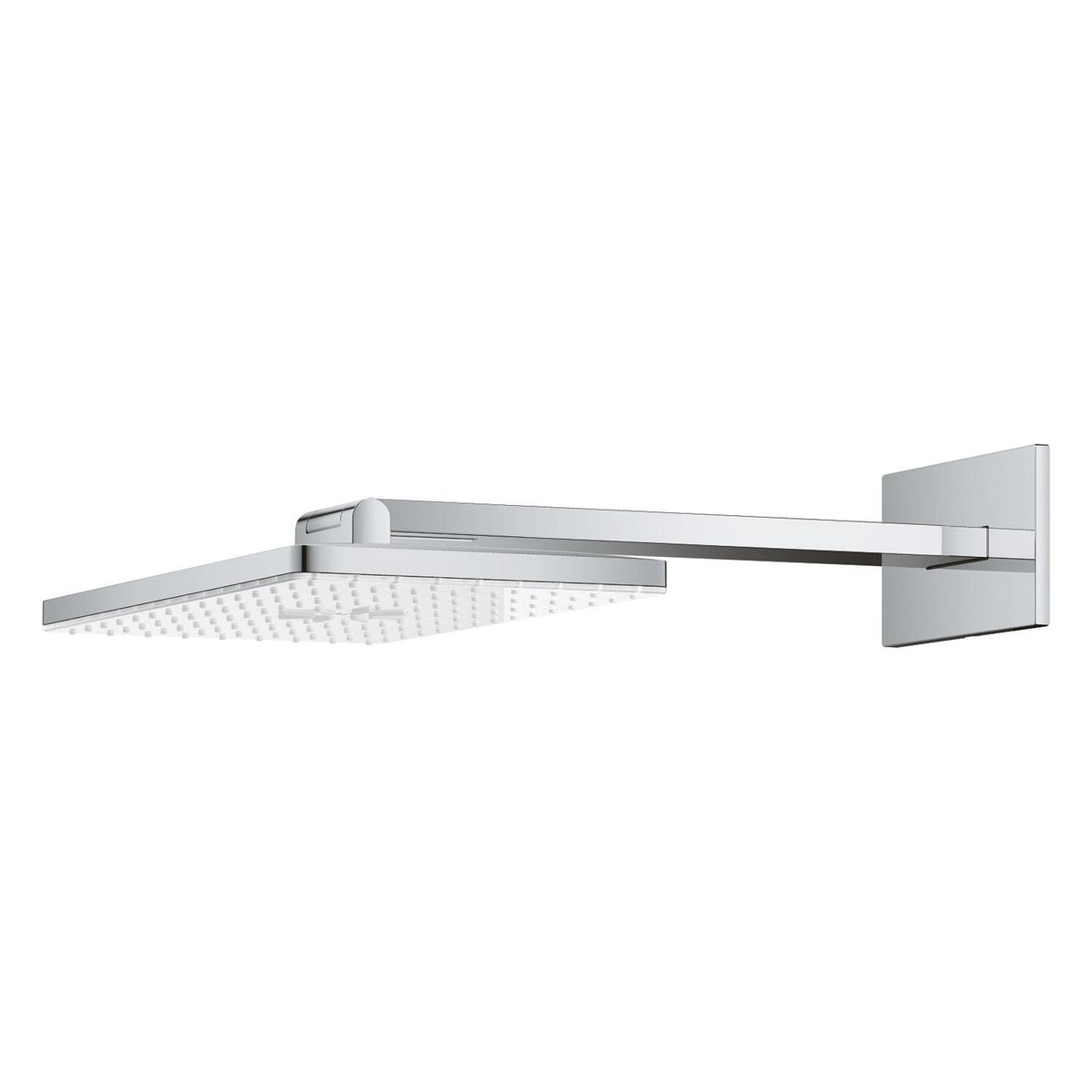 Grohe Rainshower Aqua Dikdörtgen Tepe Duşu Seti, 40x23 cm, 2 Akışlı, Krom-Ay Beyazı - Ürün Görseli