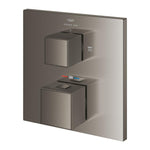 Grohe Allure Brilliant Private Collection Ankastre Termostatik Banyo Bataryası (2 Yollu, Sıva Üstü Grubu), Fırçalı Sert Grafit - Ürün Görseli