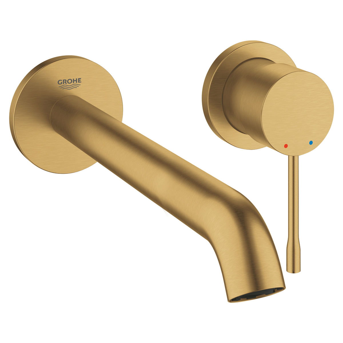 Grohe Essence Duvardan Ankastre Lavabo Bataryası L-Boyut (Sıva Üstü Grubu), Fırçalı Altın - Ürün Görseli