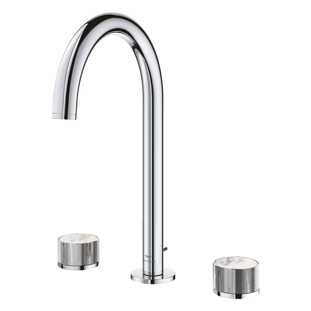 Grohe Atrio Private Collection 3 Delikli Ankastre Lavabo Bataryası, Sifon Kumandalı (L-Boy) - Ürün Görseli