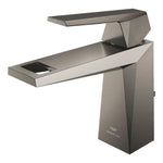 Grohe Allure Brilliant Private Collection M-Boy Lavabo Bataryası, Sifon Kumandalı, Fırçalı Sert Grafit - Ürün Görseli