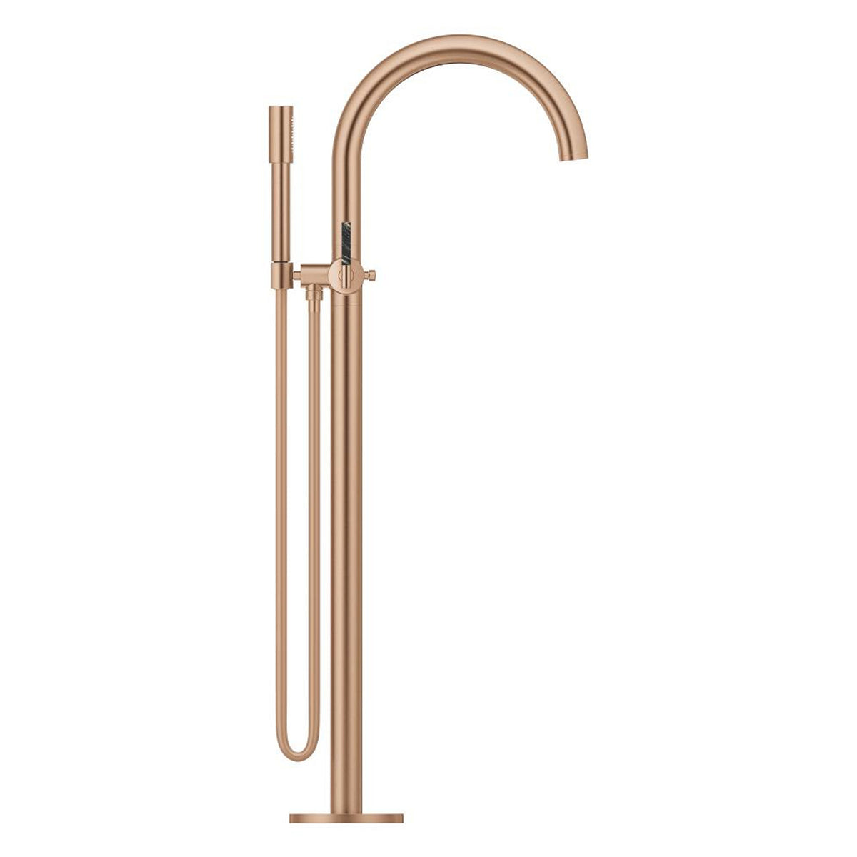Grohe Atrio Private Collection Tek Yerden Küvet Bataryası (Sıva Üstü Grubu), Fırçalı Bakır - Ürün Görseli