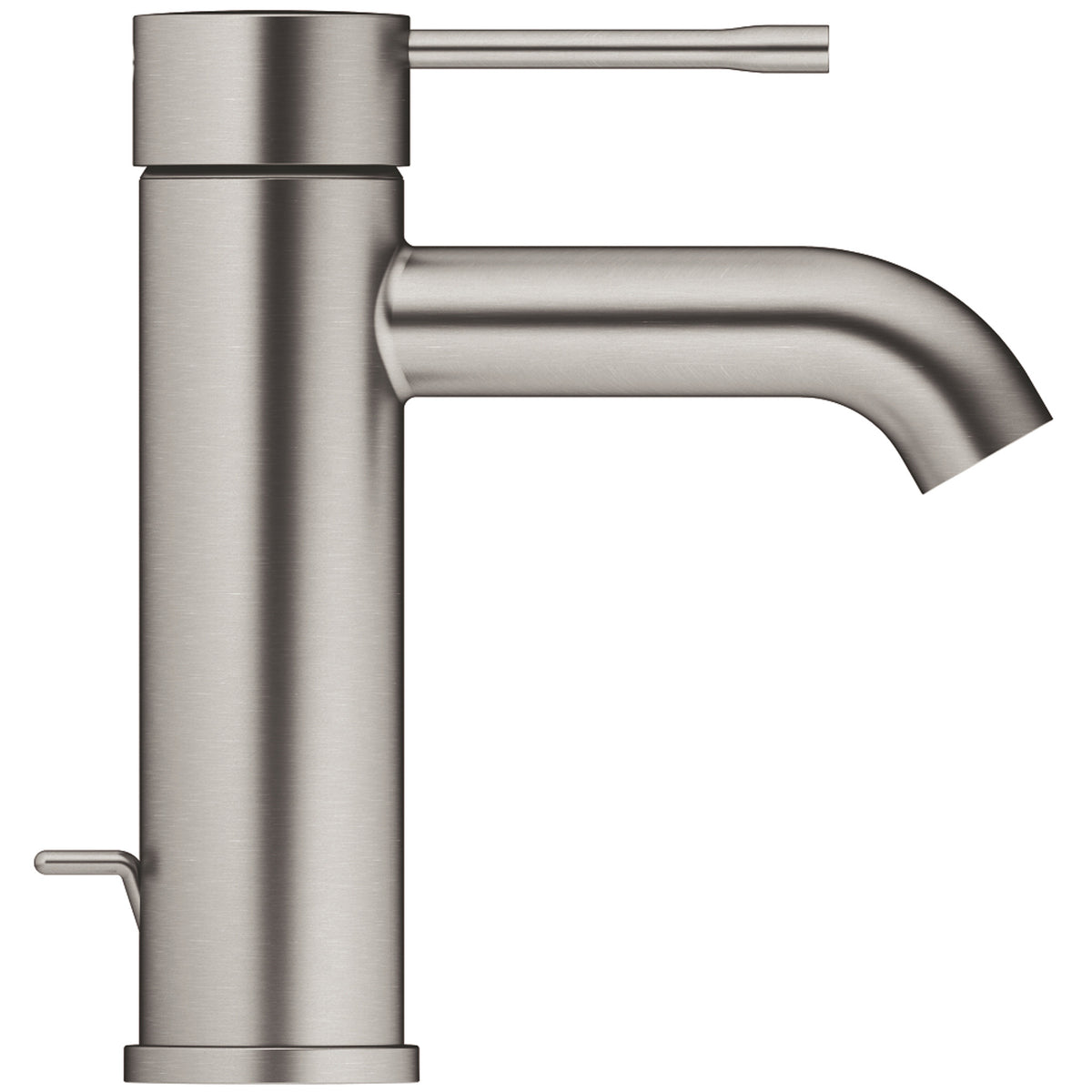 Grohe Essence New Lavabo Bataryası, Sifon Kumandalı, Fırçalı Sert Grafit - Ürün Görseli