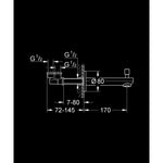 Grohe Eurosmart Cosmopolitan Çıkış Ucu - Teknik Çizim